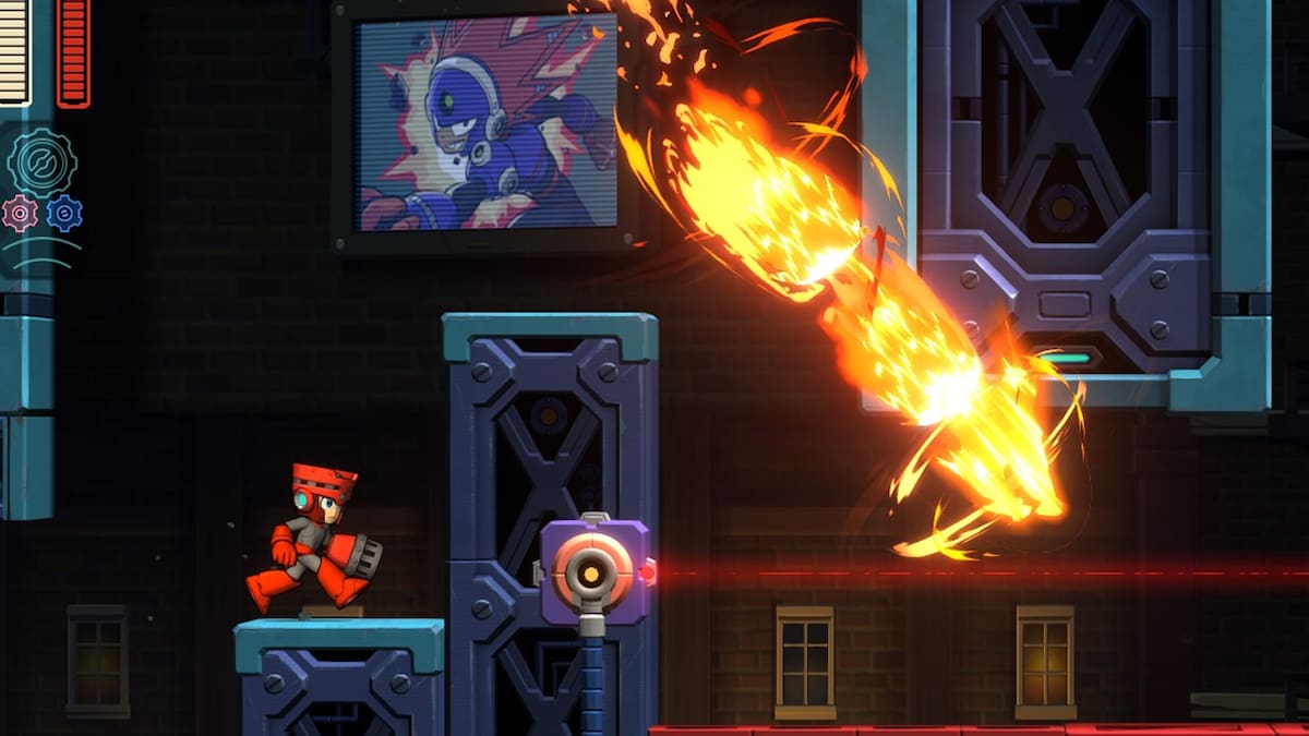 Capcom presentó una batalla entre Mega Man y el Robot Master de fuego