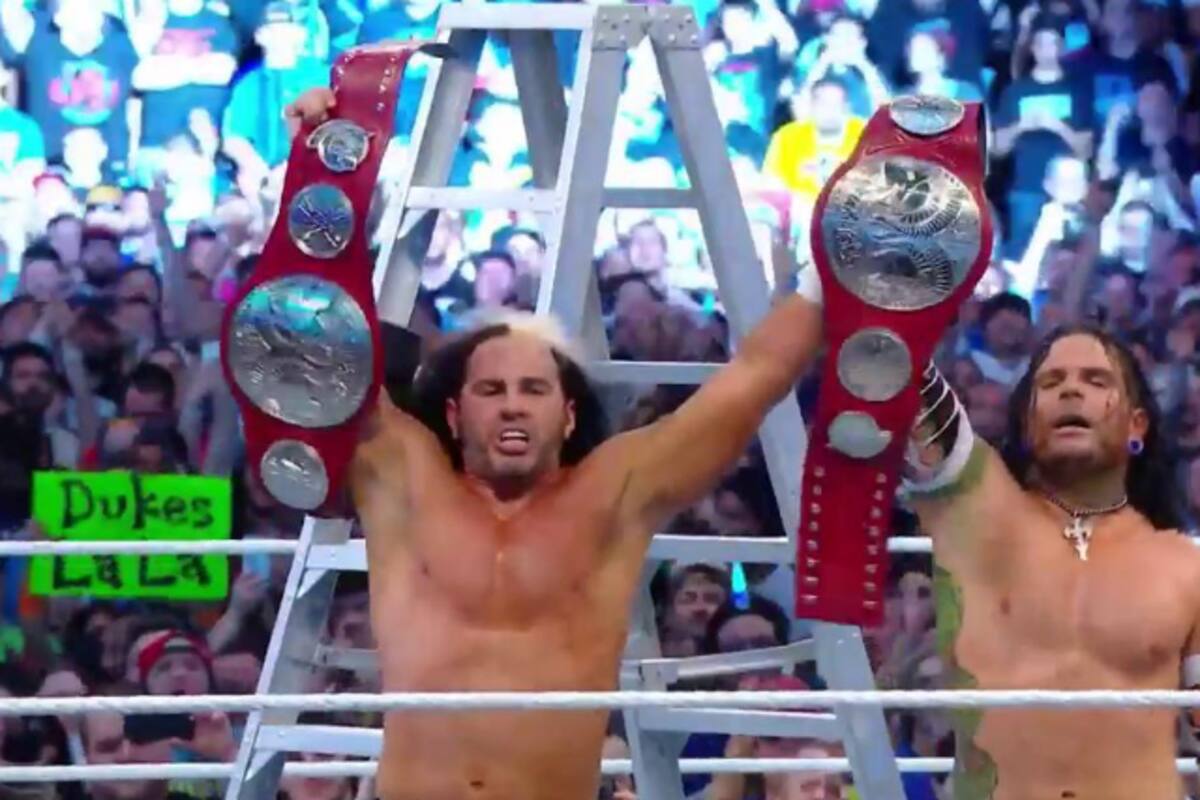 Así fue el regreso de los Hardy Boyz en Wrestlemania