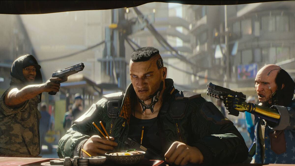 CD Projekt RED presentó un vehículo y las afueras de Night City