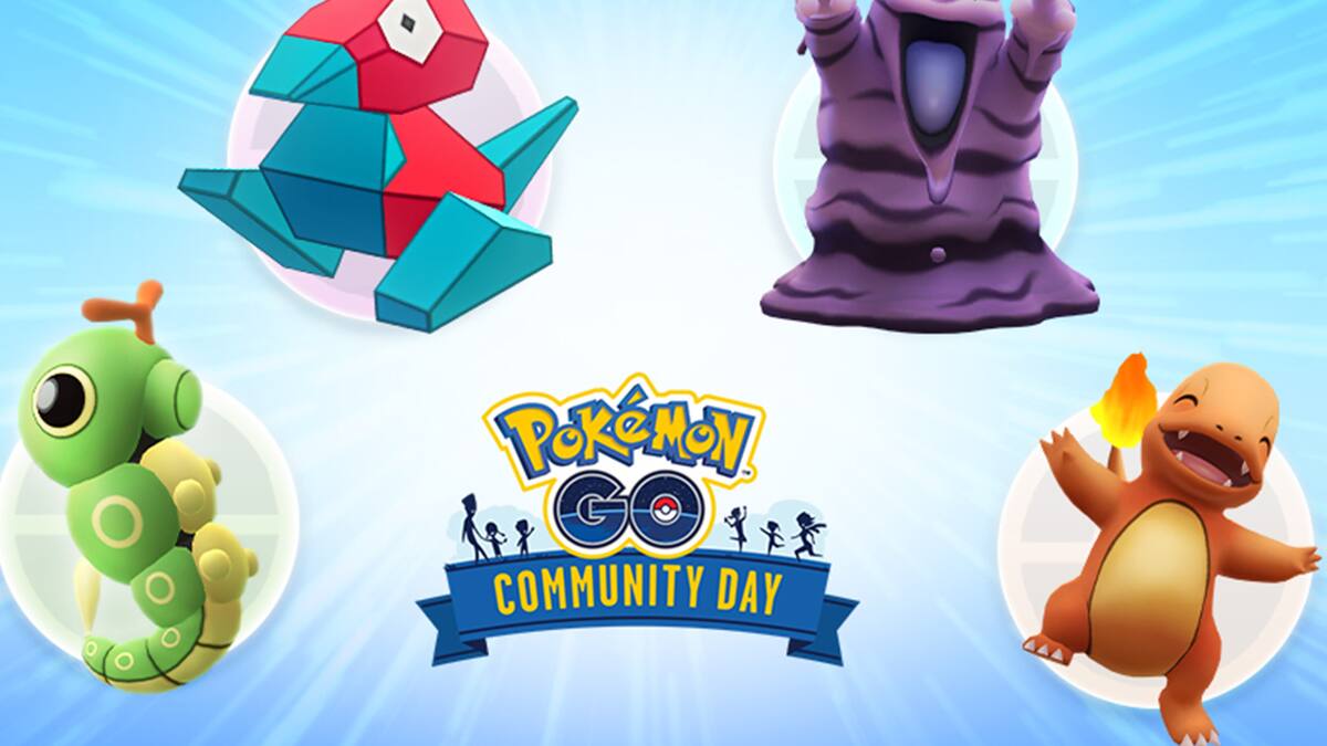 Charmander, Grimer, Porygon y Caterpie están en la contienda