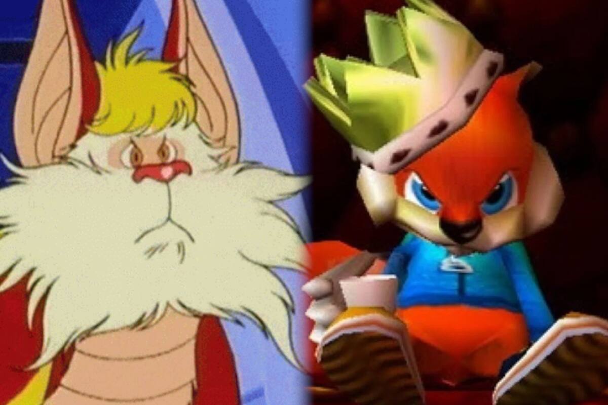 Revelan diseño original de Conker; la ardilla se parecía a Snarf de los ThunderCats