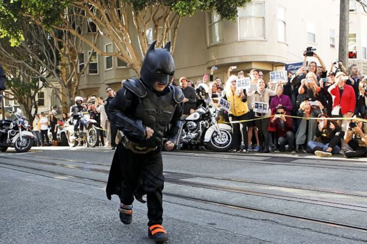 Batkid salvó el día en San Francisco este viernes