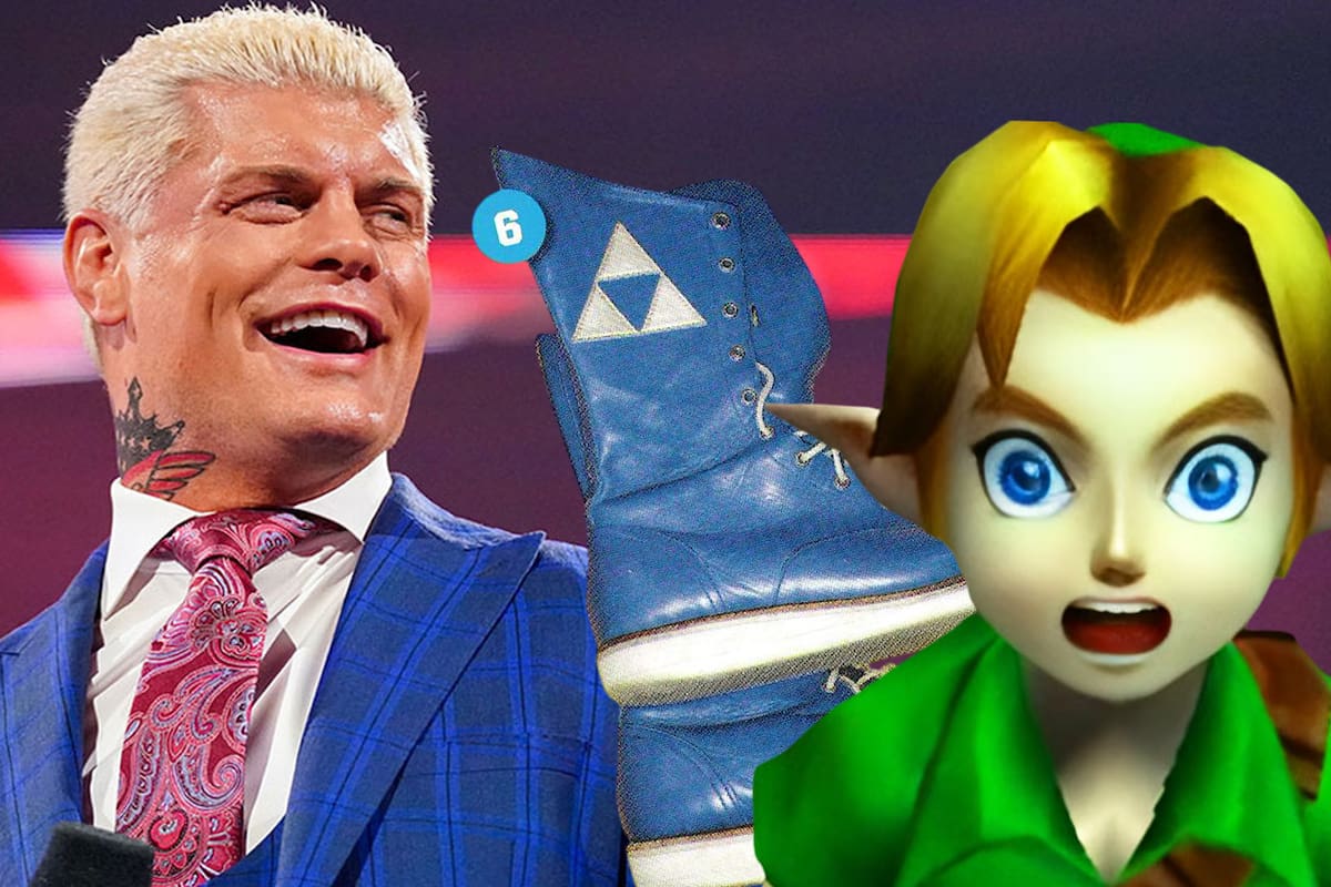 “También recibí una orden de cese y desistimiento de Nintendo”: Cody Rhodes, estrella de la WWE, explica por qué dejó de usar sus botas inspiradas en Zelda