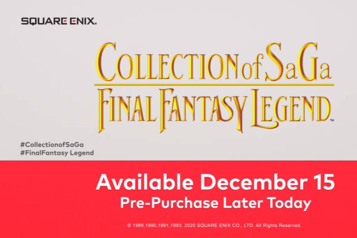COLLECTION of SaGa FINAL FANTASY LEGEND - Tráiler de Anuncio | Nintendo Switch