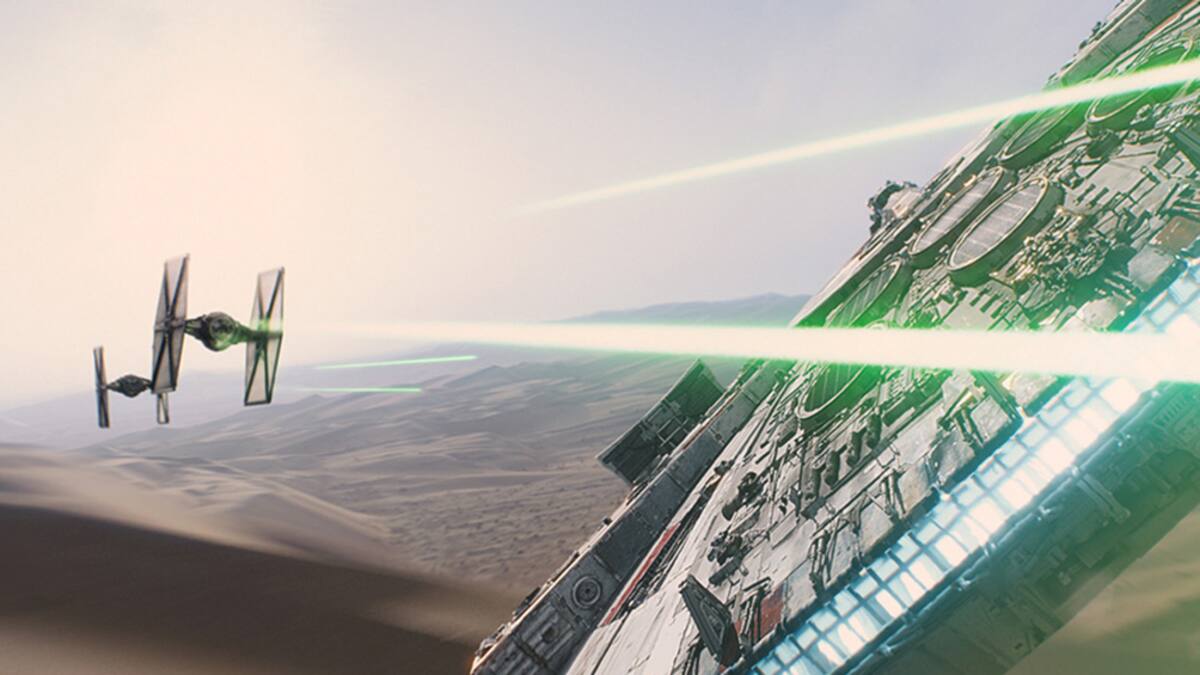Coloca una X-Wing o el Halcón Milenario en tu tweet