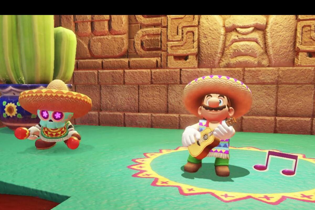 Así será la batalla contra la cabeza olmeca de Super Mario Odyssey