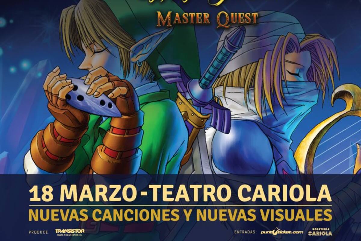 El sinfónico de Legend of Zelda vuelve a Chile en Marzo