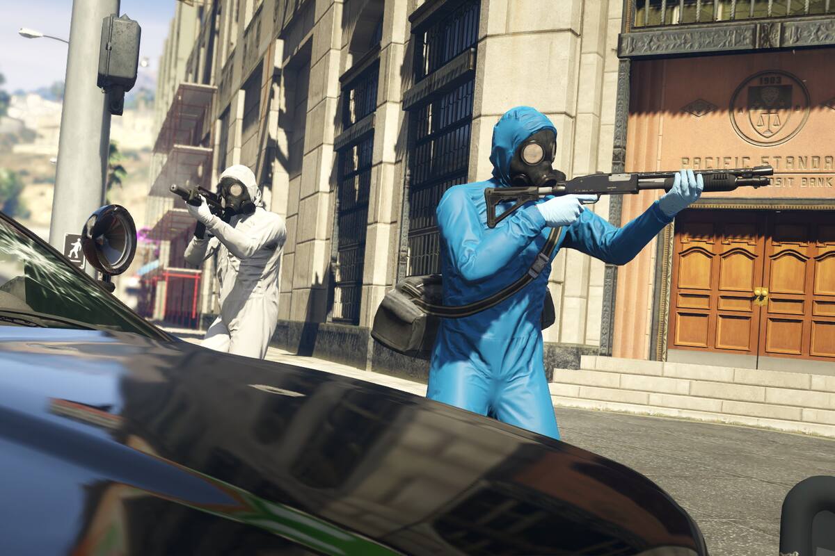 Hombre paciente camina en todos los mapas de GTA