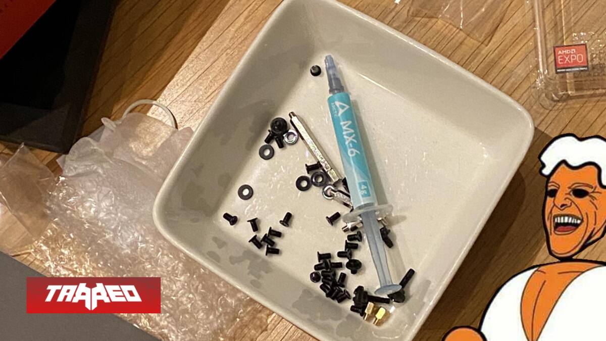 Confusión por una jeringa de pasta térmica