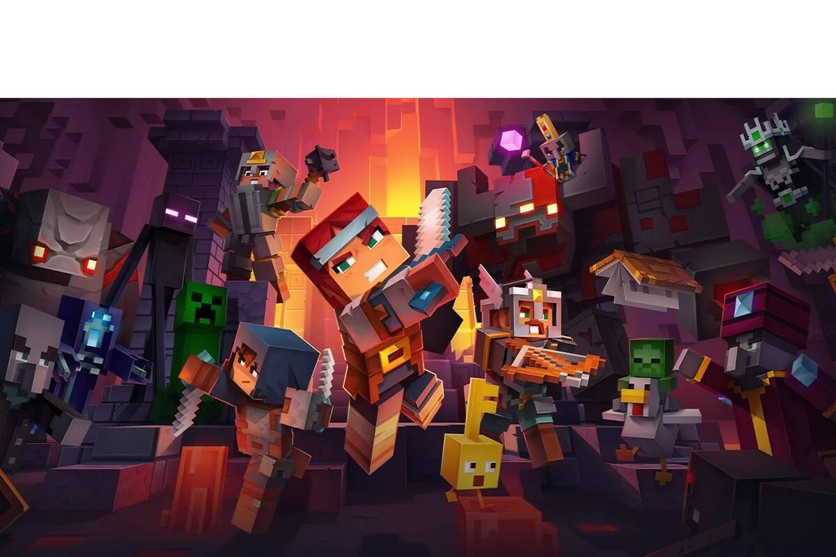 Minecraft Dungeons: a partir de esta hora podrás jugar el título de Mojang