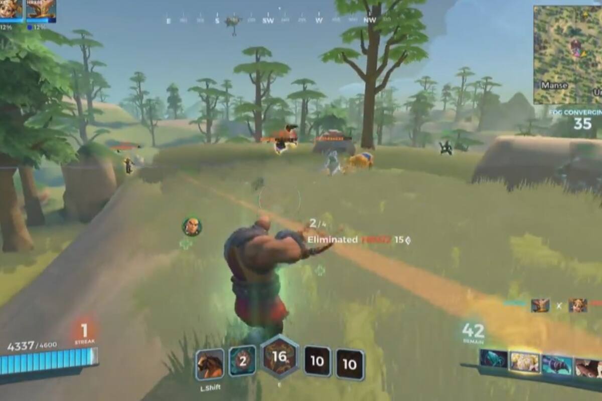 Así luce el primer gameplay de Paladins: Battlegrounds