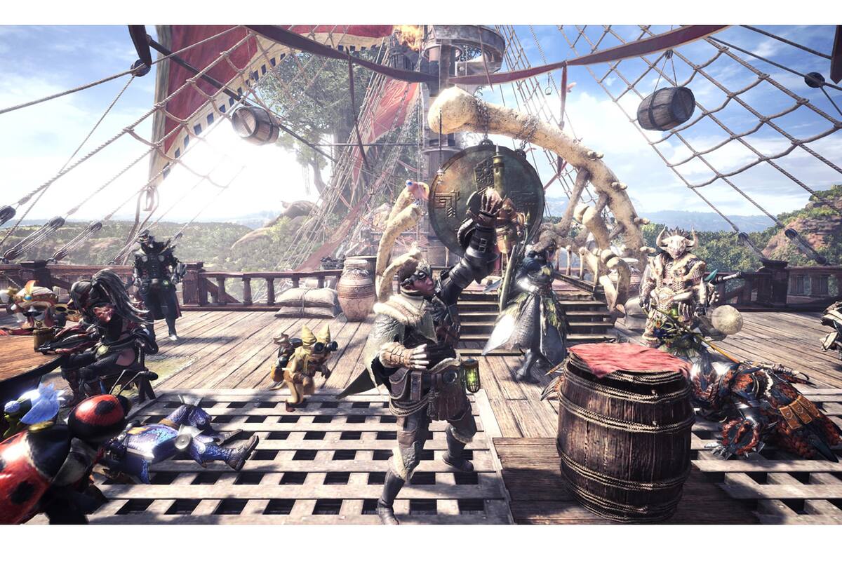 Developers cazan un Nergigante en Monster Hunter World