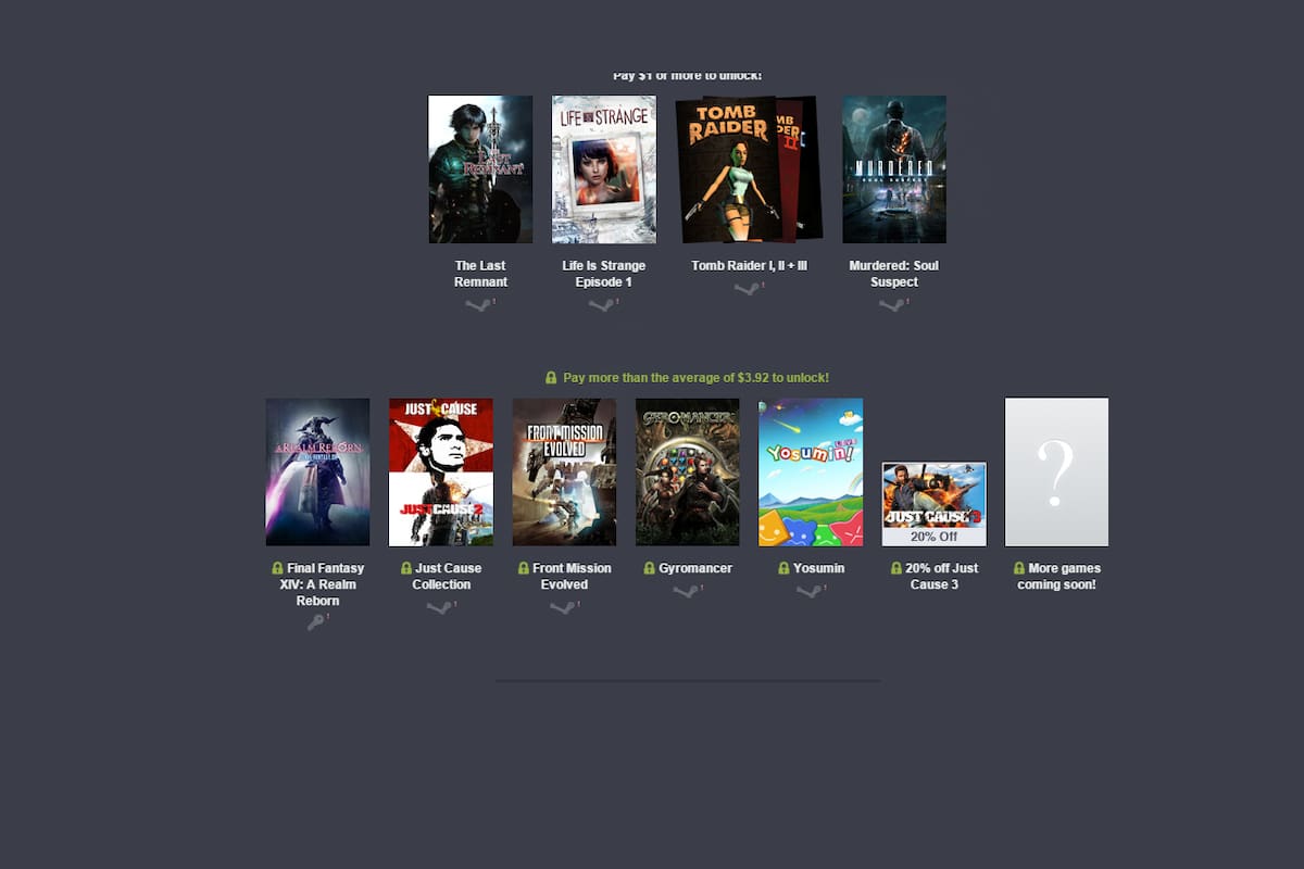 Square Enix lanza un nuevo Humble Bundle