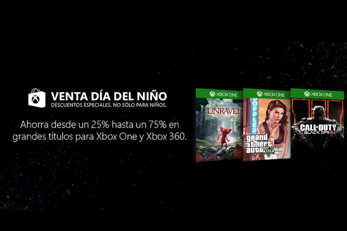 Aprovecha los descuentos por el Día del niño en Xbox