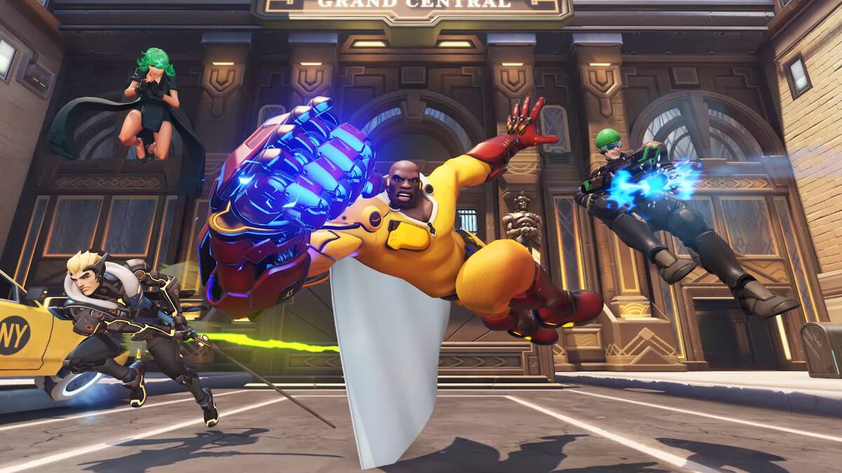 Costumes based on Saitama, Tatsumaki, Genos and Mumen Rider made it into the title