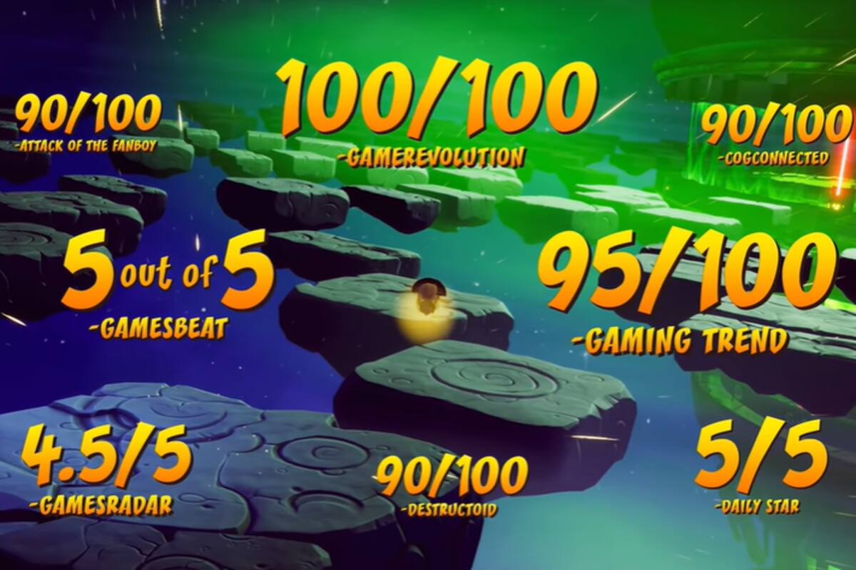 Crash Bandicoot 4: It’s About Time - Tráiler de Elogios