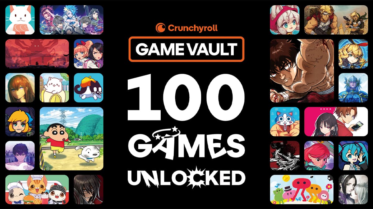 Crunchyroll Game Vault 100 juegos gratis
