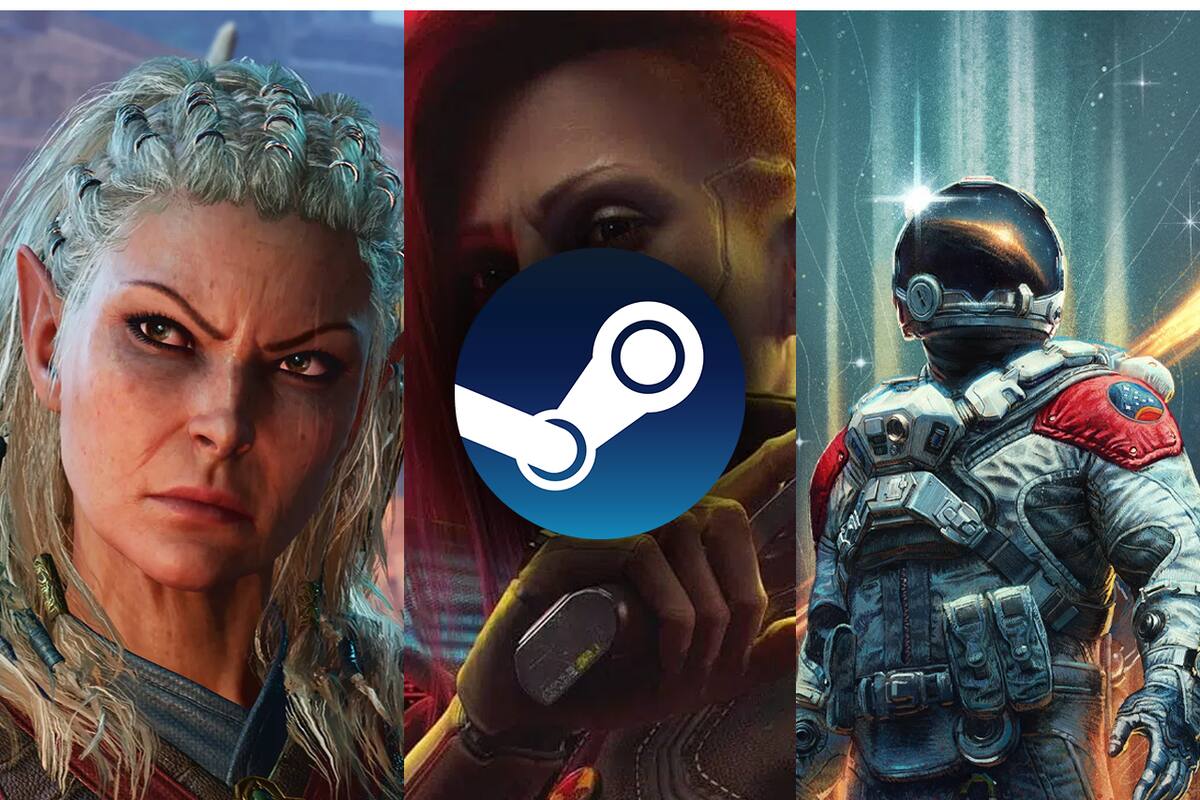 Cyberpunk 2077 supera a Starfield en Steam, pero está muy por detrás de Baldur’s Gate 3