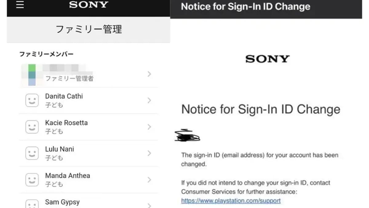 Cuentas hackeadas PlayStation