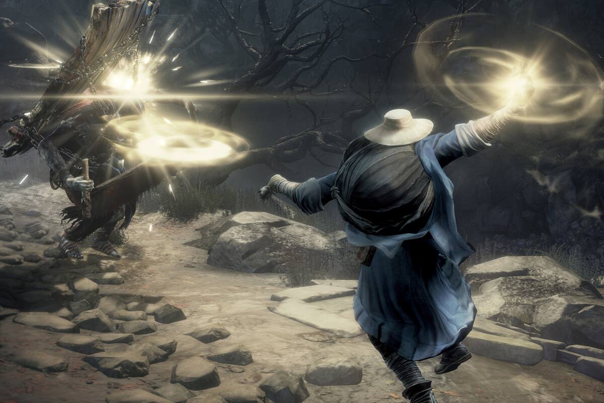 El combate PvP del DLC de Dark Souls III luce brutal