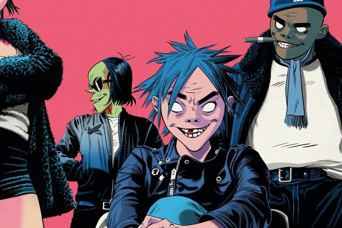 Gorillaz, la popular banda animada, tendrá una película que debutará en Netflix