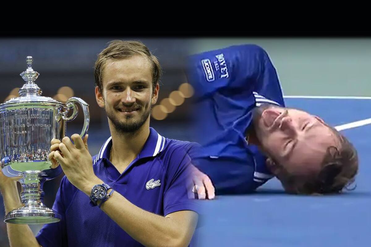 Campeón del US Open de tenis festejó con una referencia a un videojuego