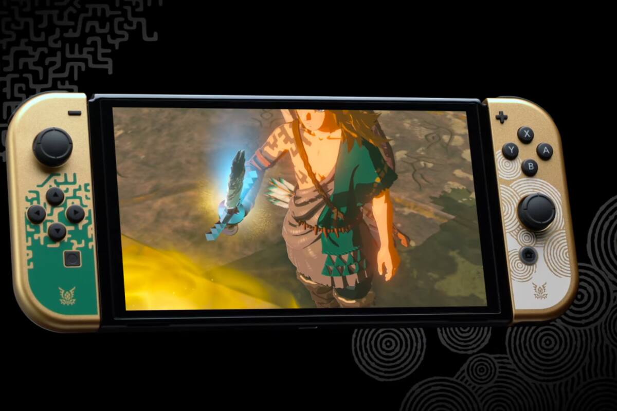 The Legend of Zelda: Tears of the Kingdom is confirmed to have a Switch OLED-themed console