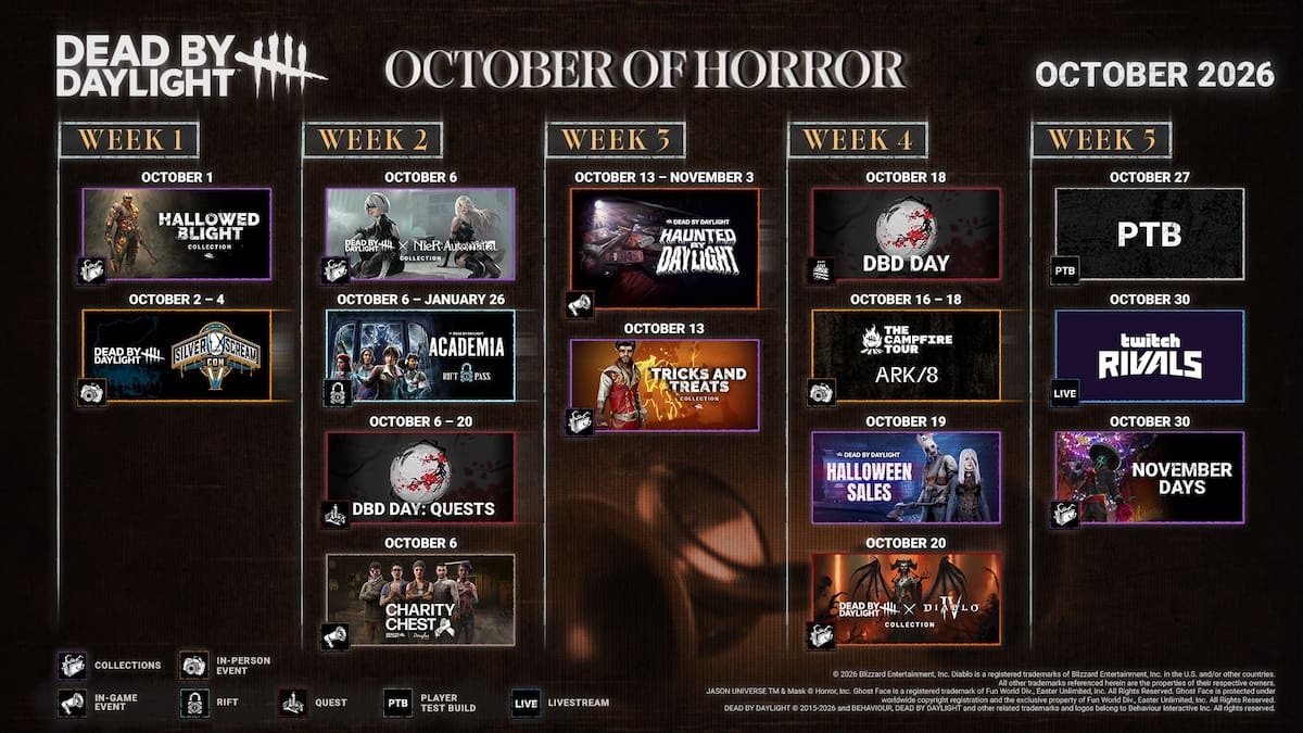Dead by Daylight Halloween 2026