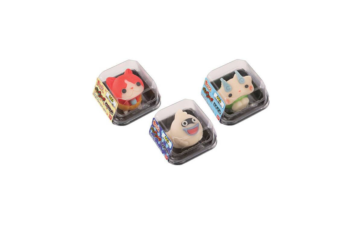 Mira estas adorables gomitas de Youkai Watch