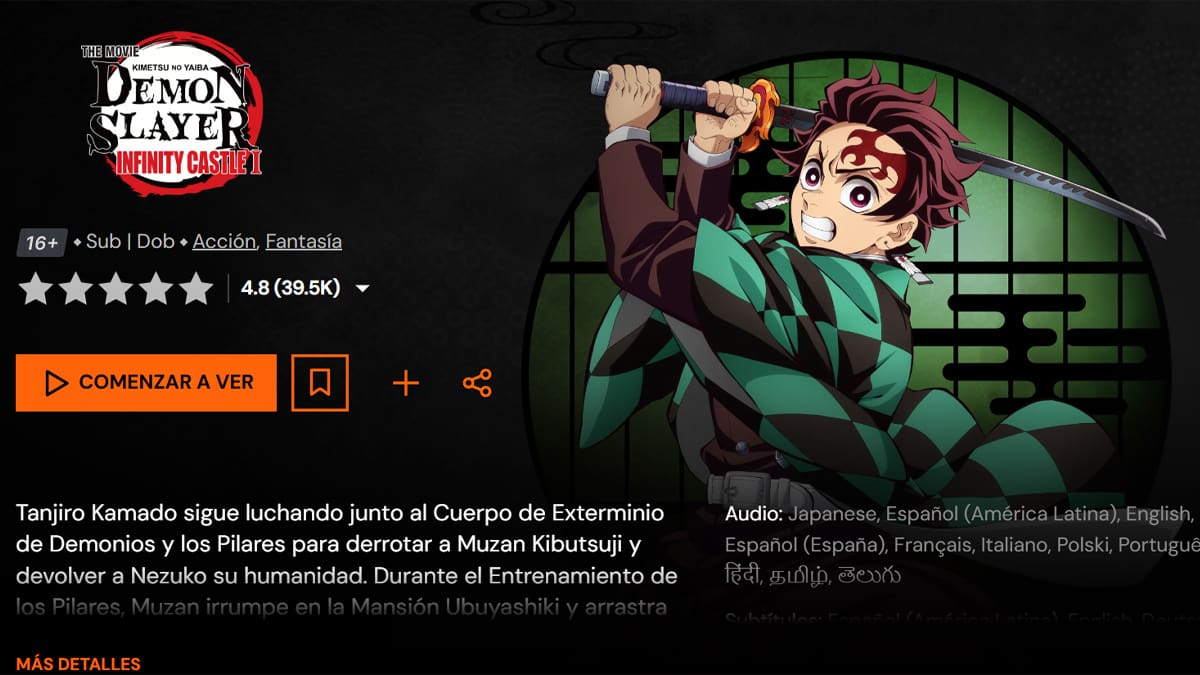 Demon Slayer Kimetsu no Yaiba - El Castillo Infinito Crunchyroll