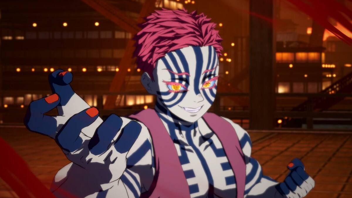 Demon Slayer Kimetsu no Yaiba – The Hinokami Chronicles 2 suma a Akaza del Castillo Infinito esta misma semana