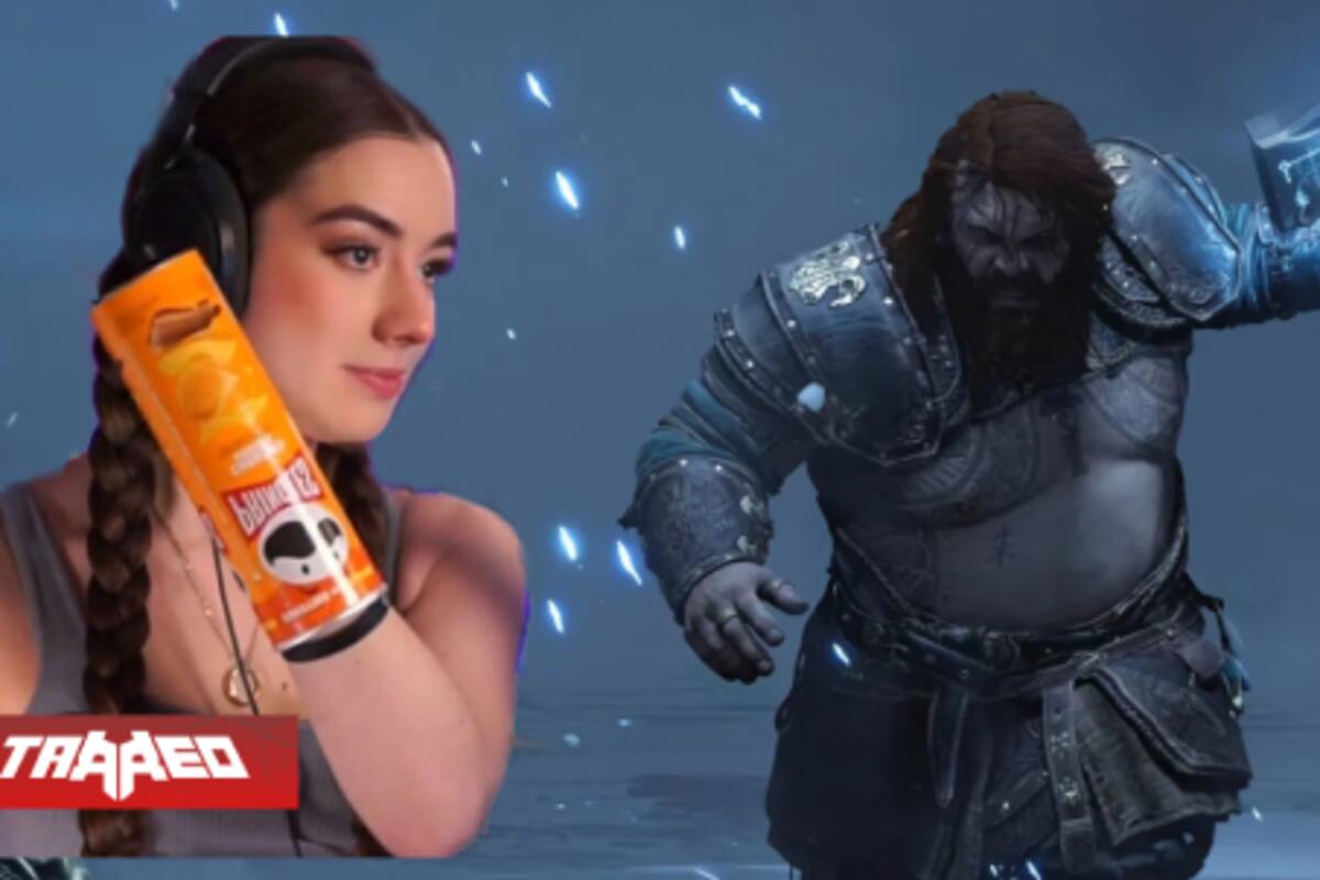 Streamer derrota a Thor en God of War Ragnarok en la dificultad más alta con una mano en una lata de Pringles