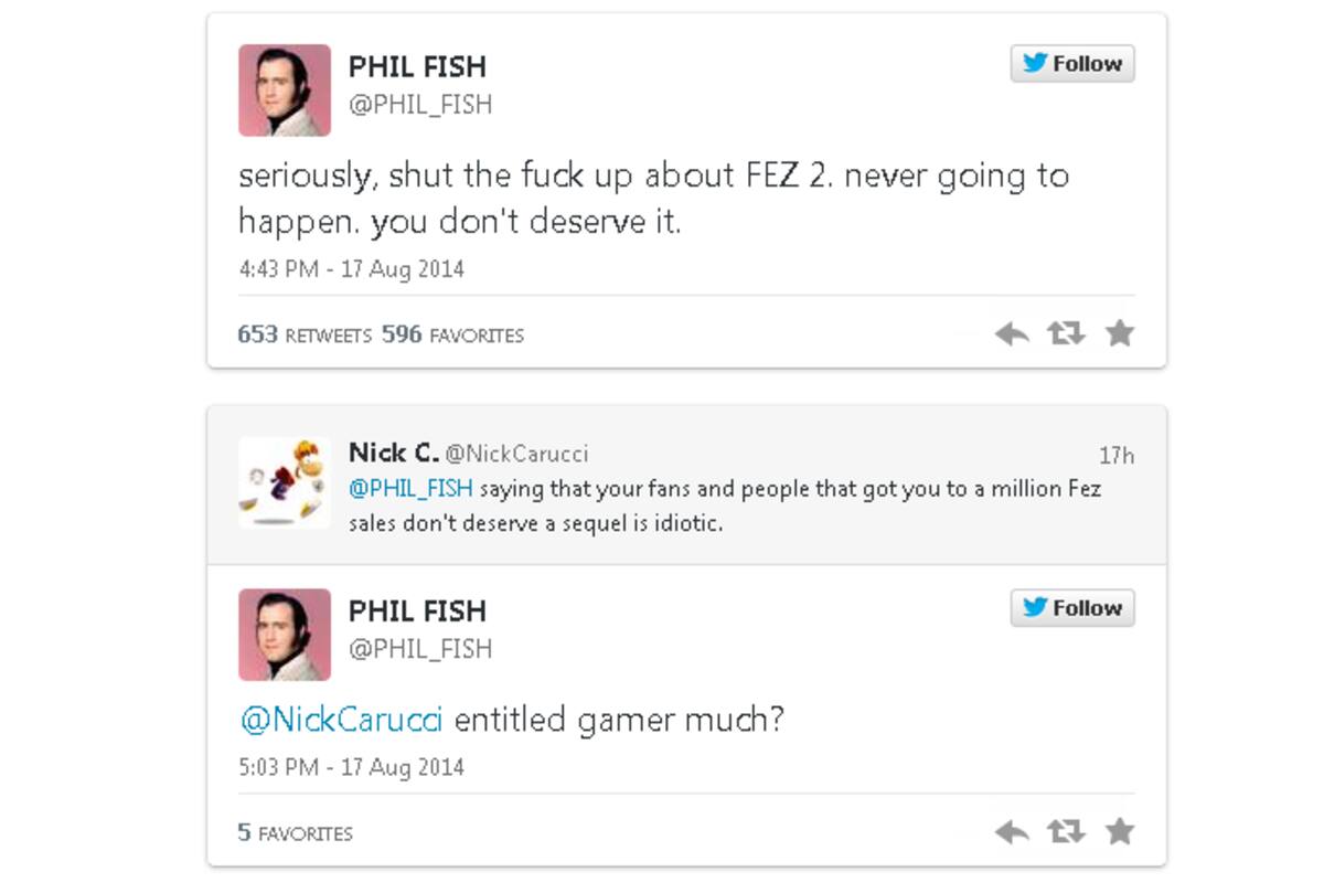 Phil Fish: los gamers no merecen FEZ 2