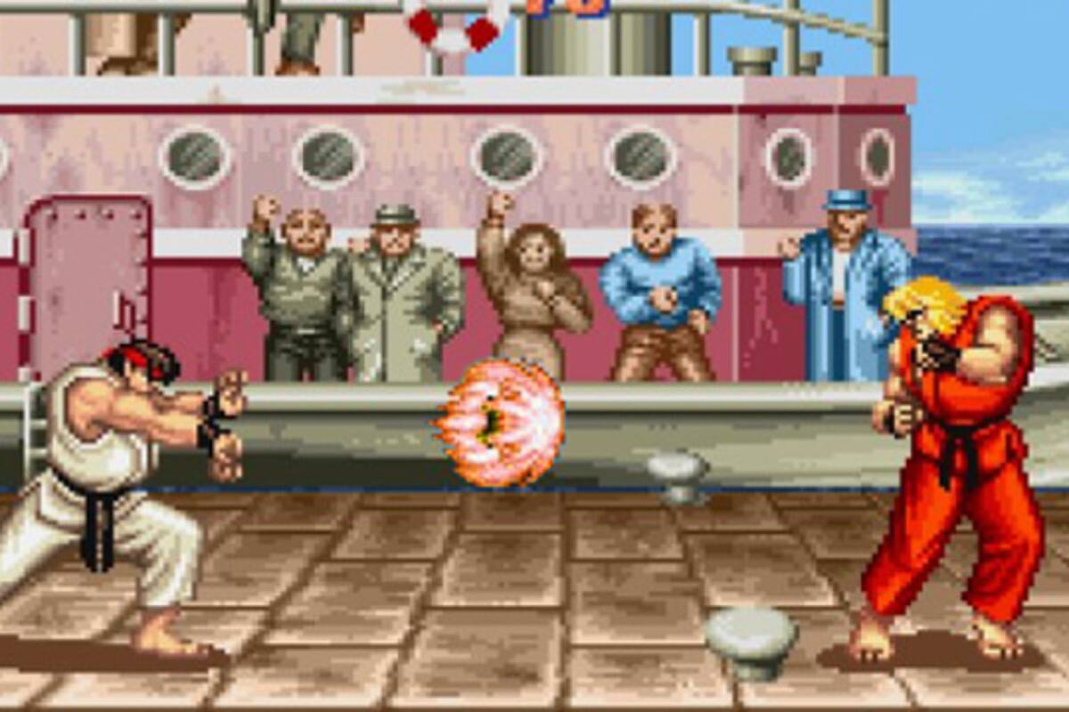 Los hadoukens rojos de Street Fighter II eran intencionales