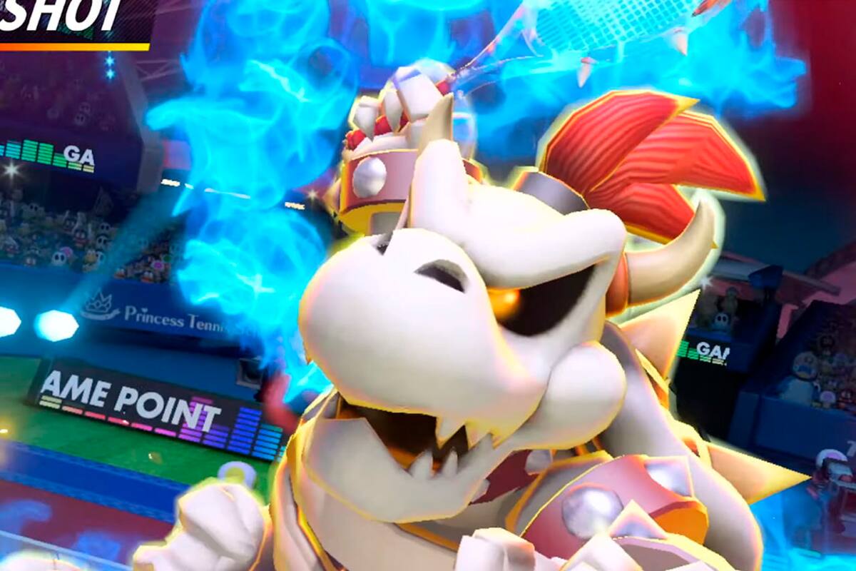 Dry Bowser se une a los duelos de Mario Tennis Aces