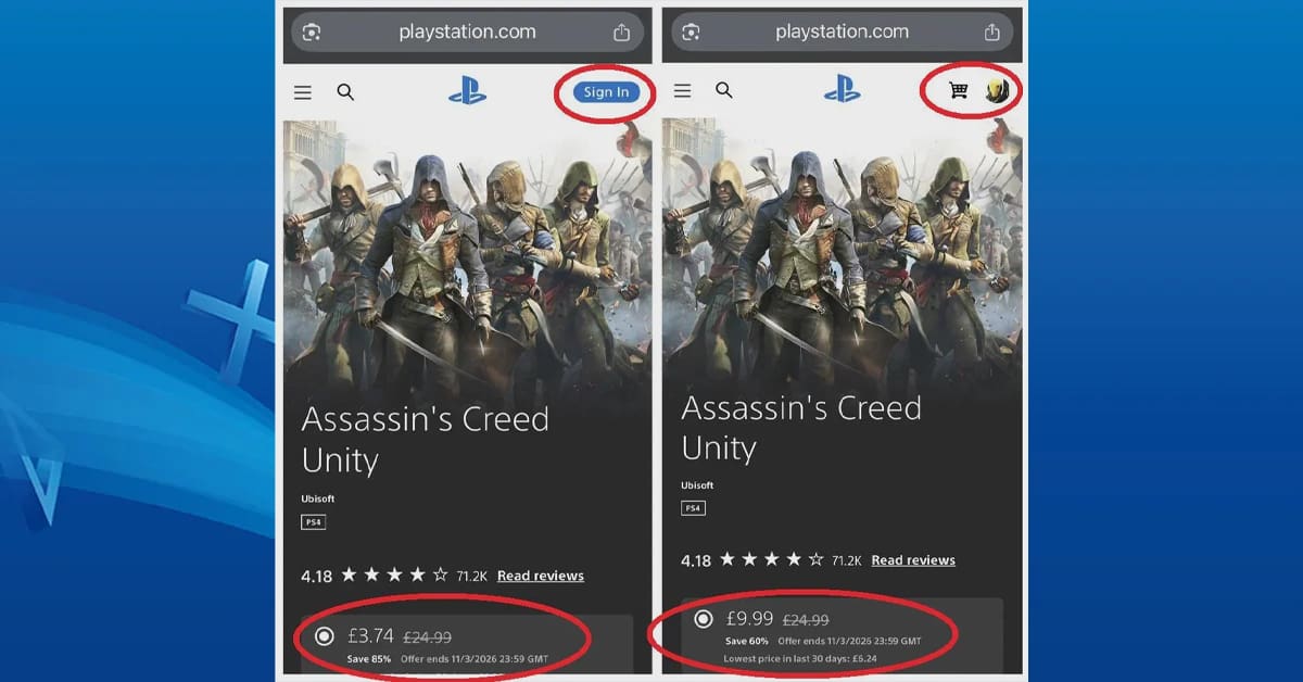 Descuentos personalizados PlayStation Store