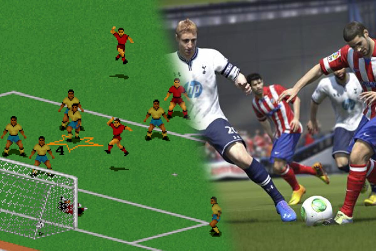 La evolución de FIFA relatada en un video