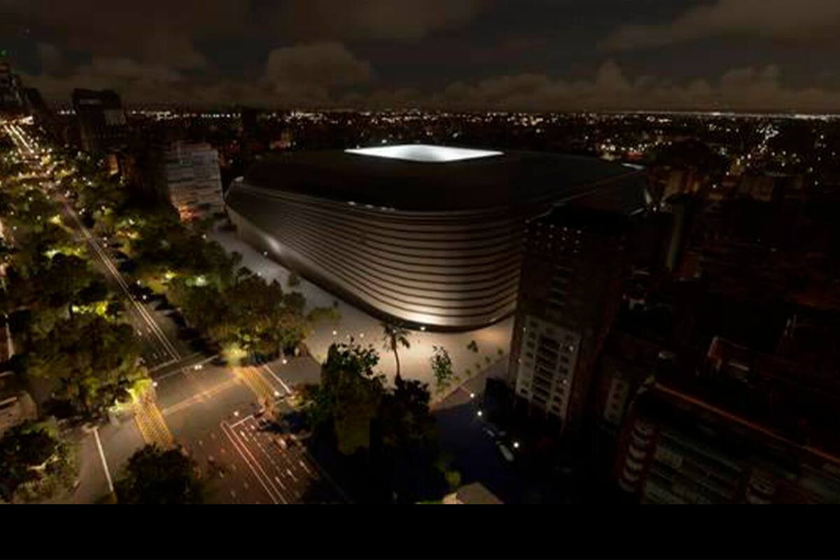 Microsoft Flight Simulator muestra cómo se verá el nuevo estadio del Real Madrid