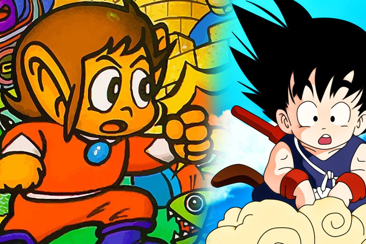 Alex Kidd In Miracle World fue diseñado para ser un juego de Dragon Ball