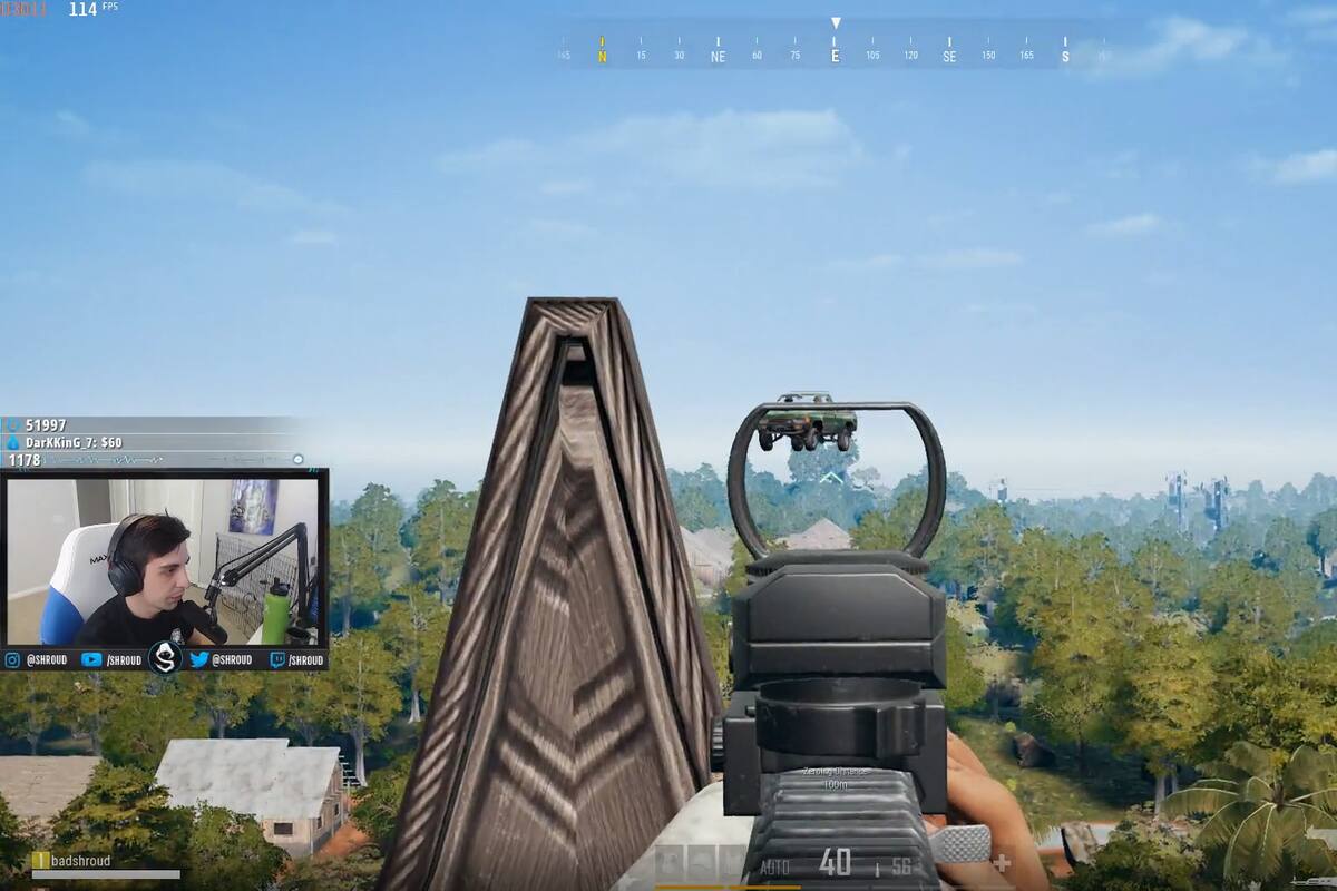 Streamer logra derribar a hacker de "auto volador" en PUBG