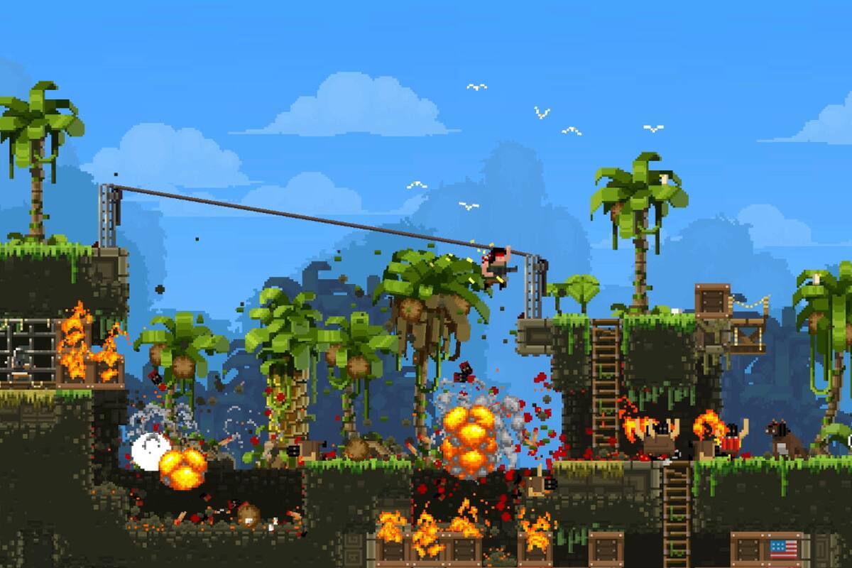 Broforce sufre problemas de rendimiento en PS4