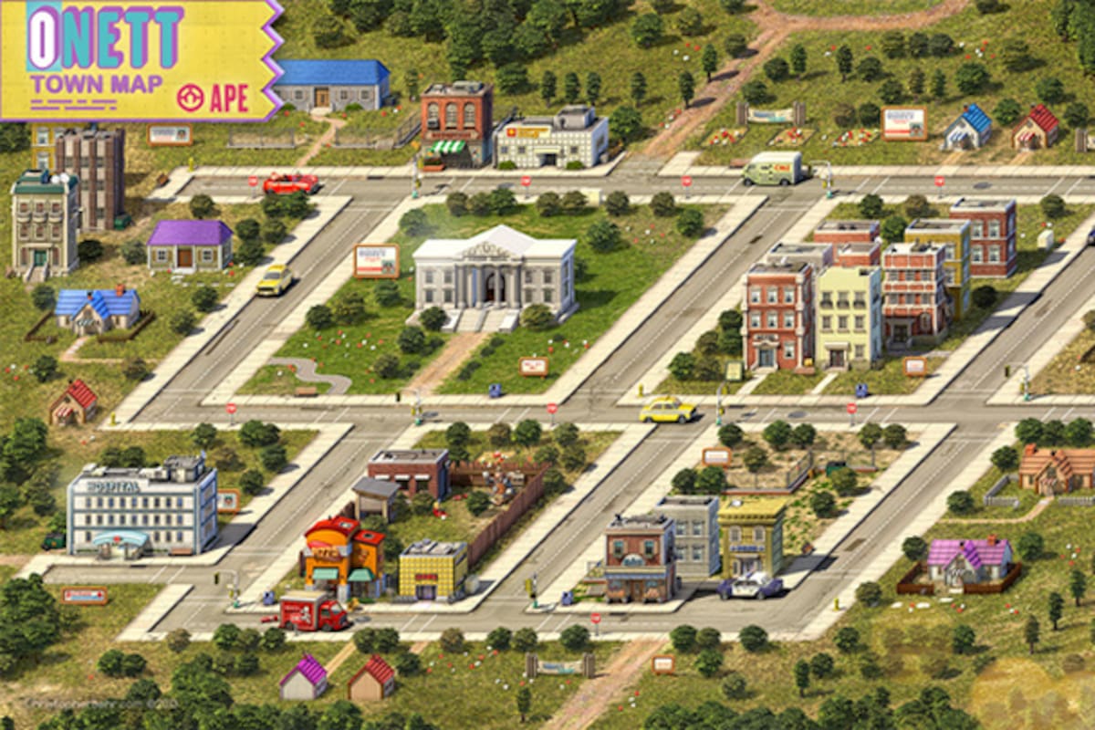 Crean modelo 3D del pueblo Onett de Earthbound