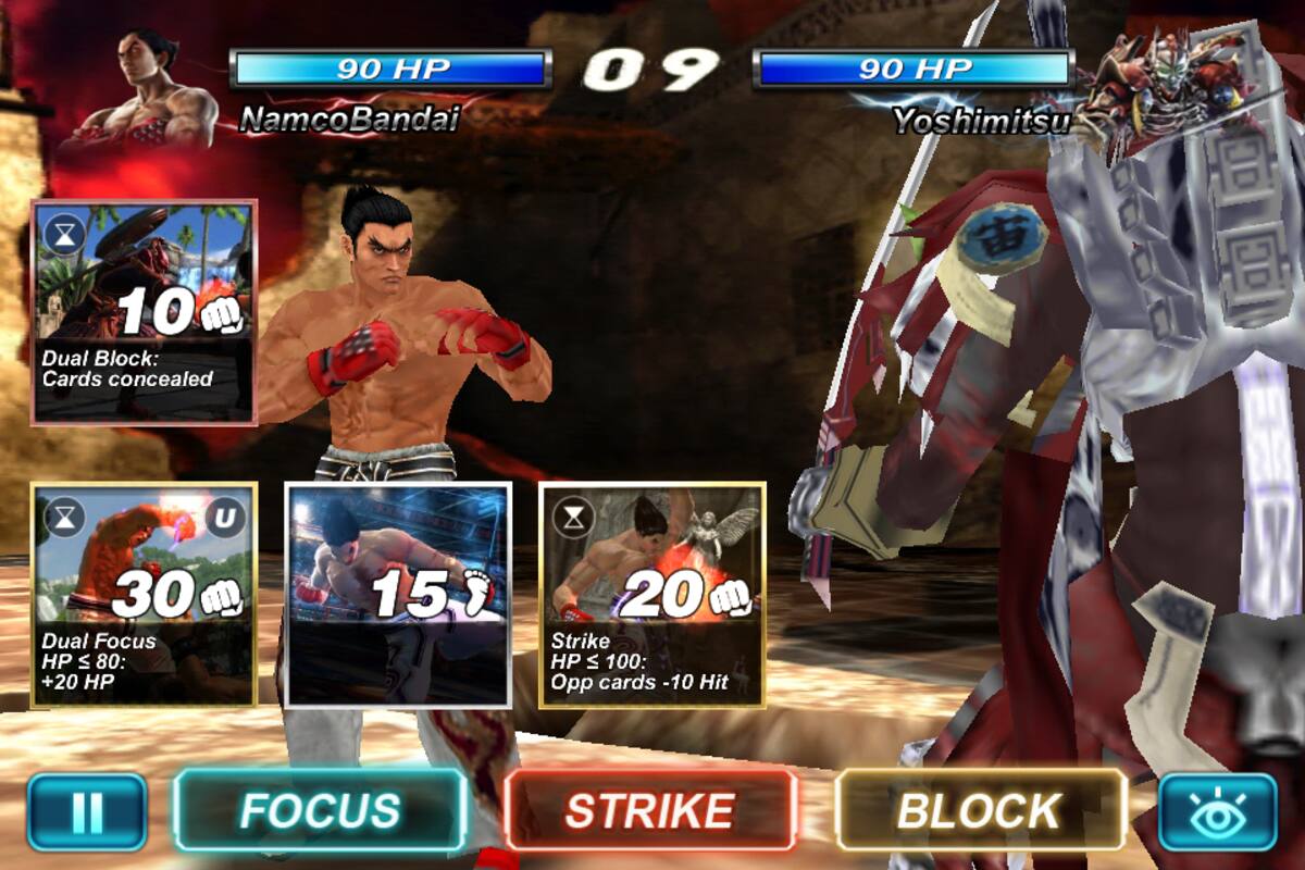 Tekken Card Tournament: Modo solitario