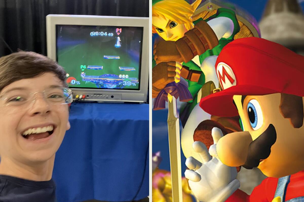 Joven de 15 años fanfarronea en torneo de Super Smash Bros. y se toma una selfie en plena partida