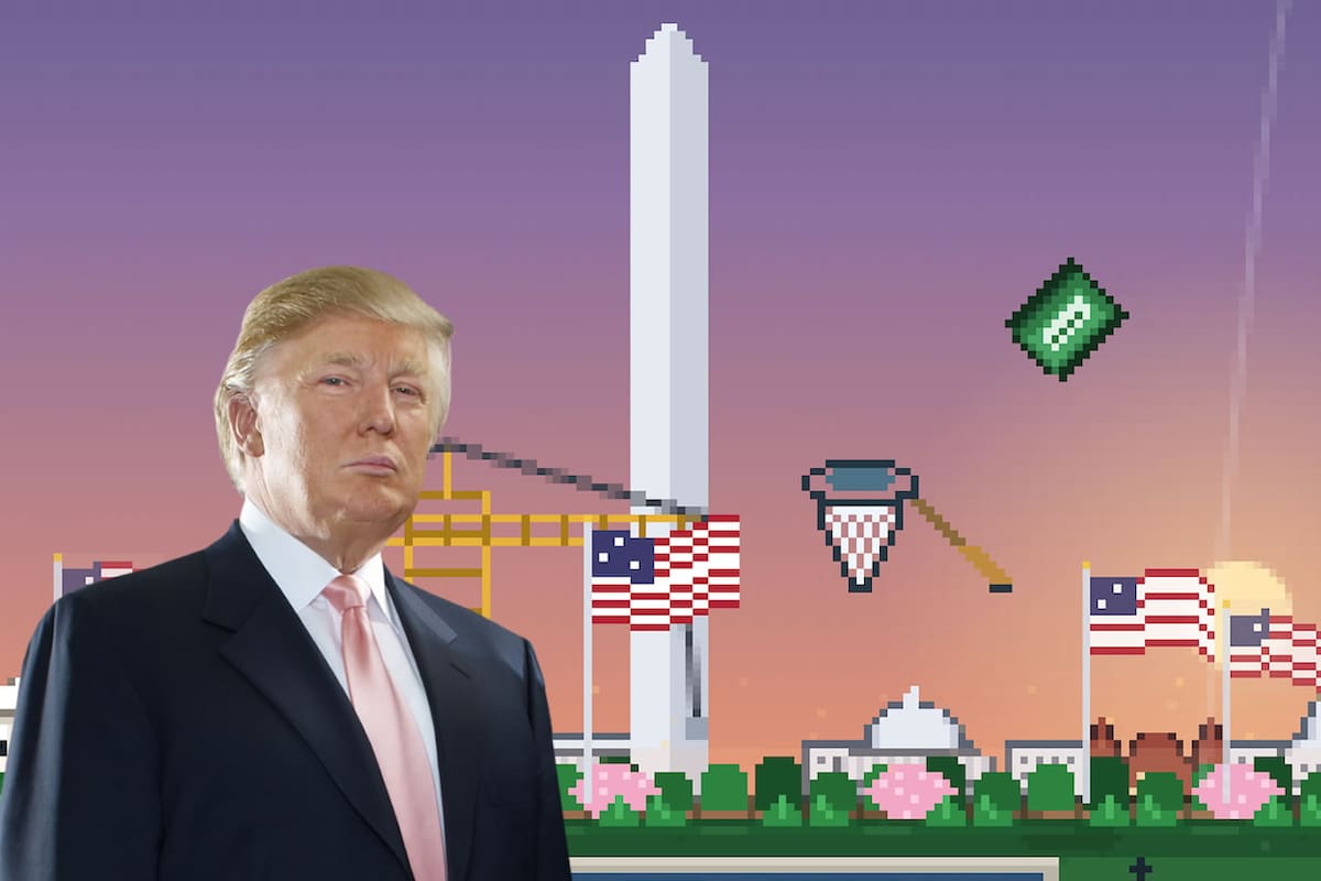 La Casa Blanca convierte el mensaje de Donald Trump en videojuegos donde invitan a construir un muro fronterizo y perseguir migrantes