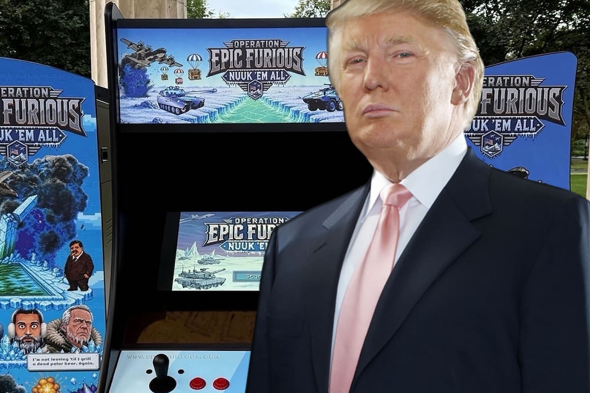 Activists Build Satirical Arcade Game After Trump Uses Nintendo, XBOX, and PlayStation IPs for Politics