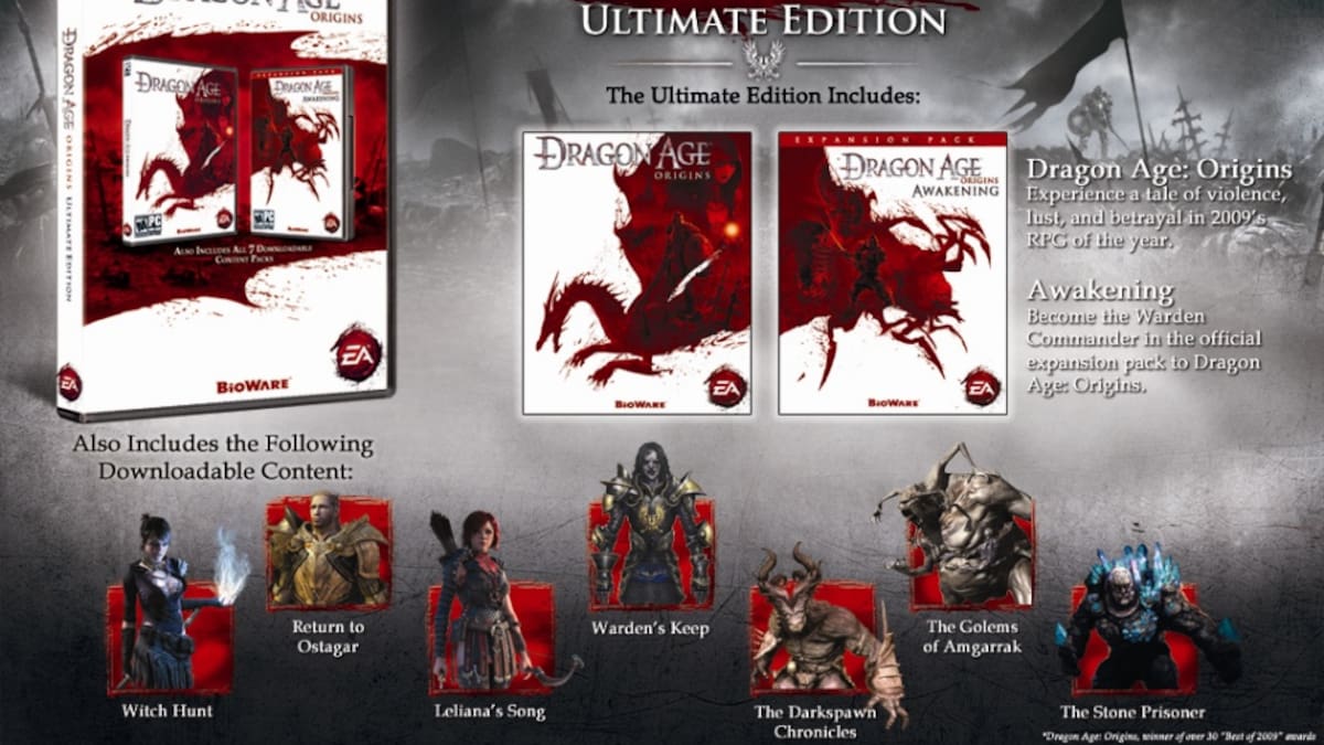 Dragon Age y todo su DLC en un solo paquete