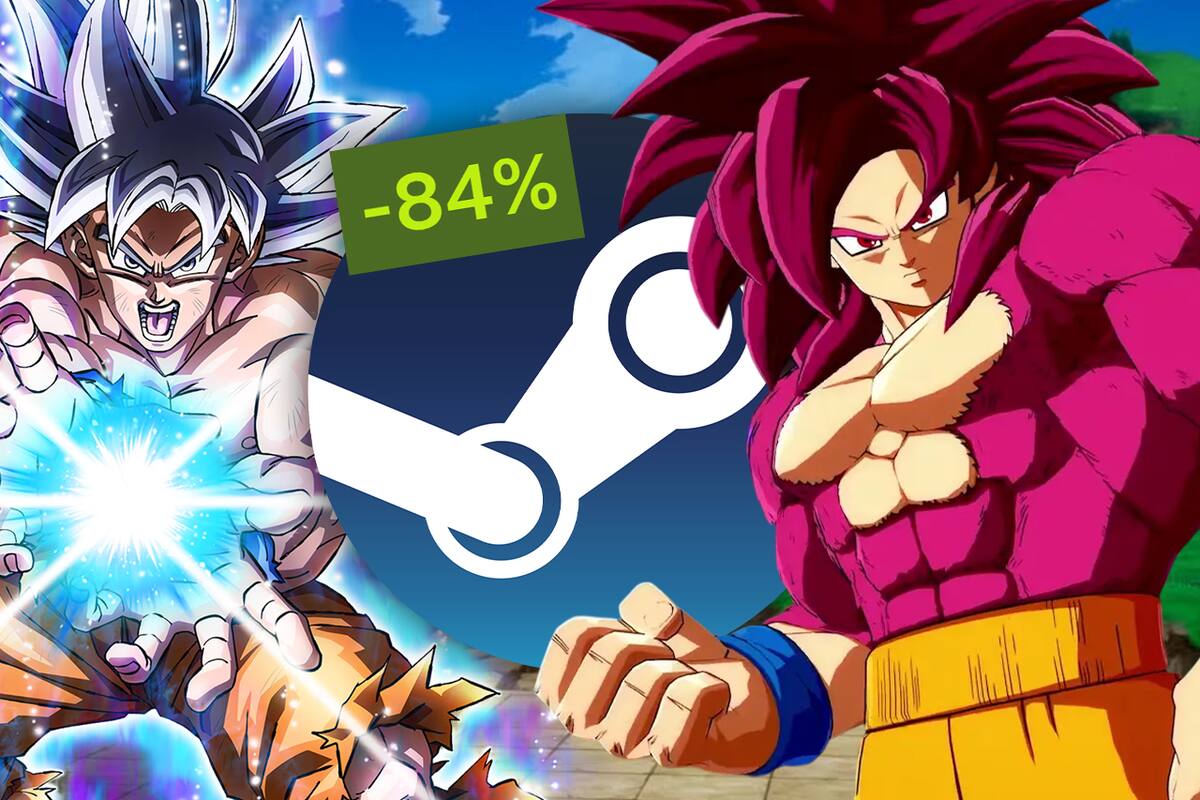 Dragon Ball FighterZ revive en Steam y tiene más jugadores que Sparking! ZERO gracias al debut de Goku SSJ4 y a un descuento de 84%
