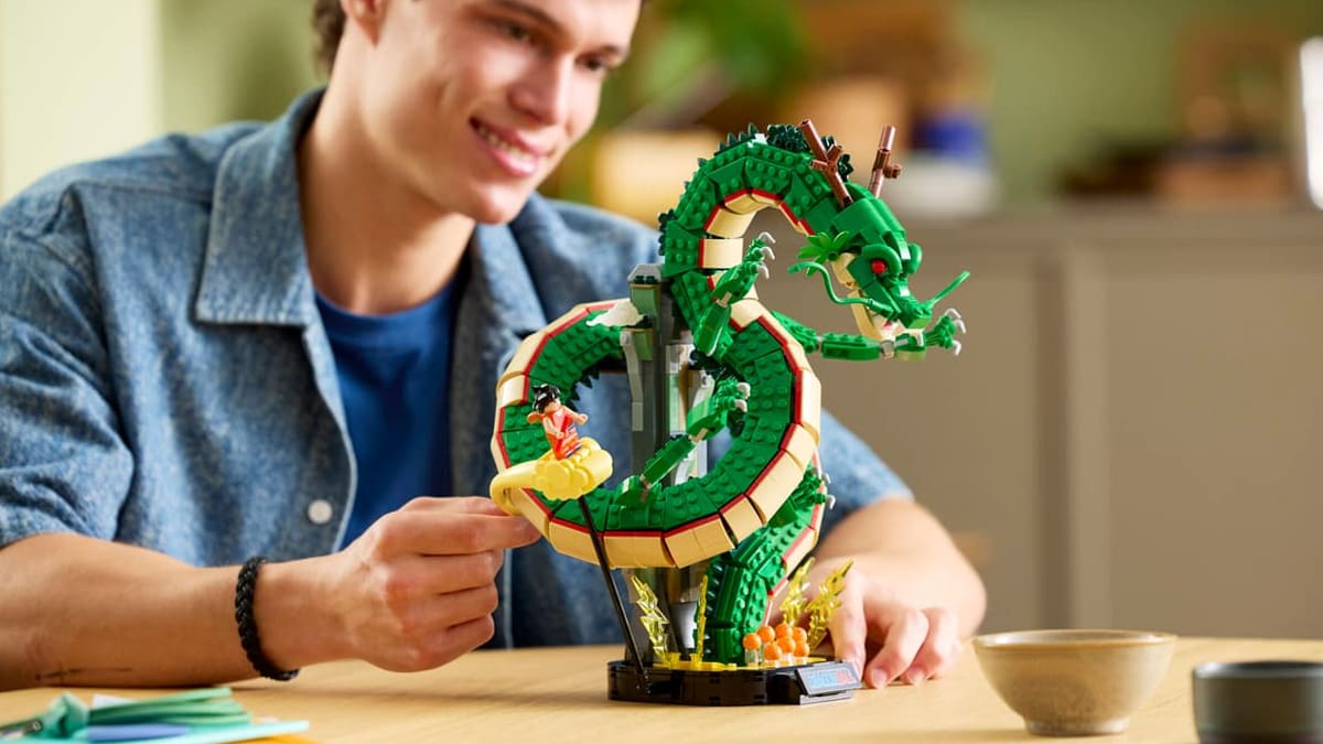 Dragon Ball set LEGO Shenlong y Goku