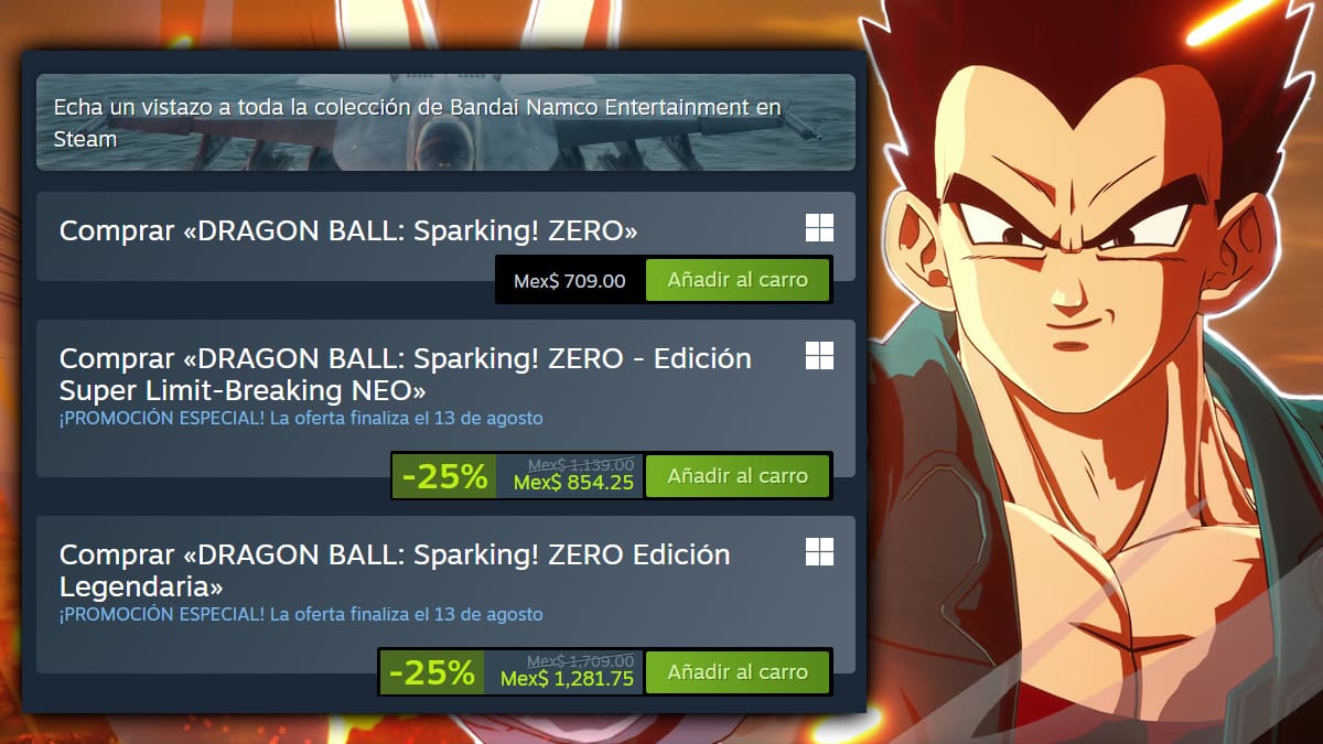 Dragon Ball Sparking ZERO Super Limit Breaking NEO descuento